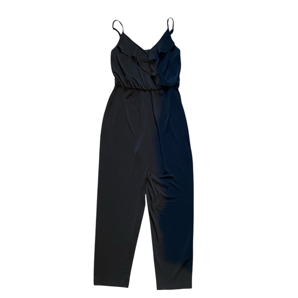 Express Black V-Neck Jumpsuit